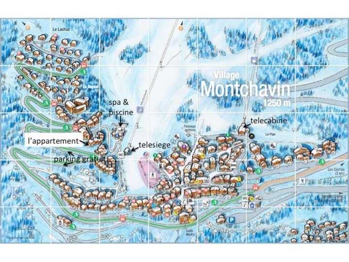 Montchavin La Plagne, Pistes 50M, Balcon Vue Mont Blanc Lägenhet Exteriör bild